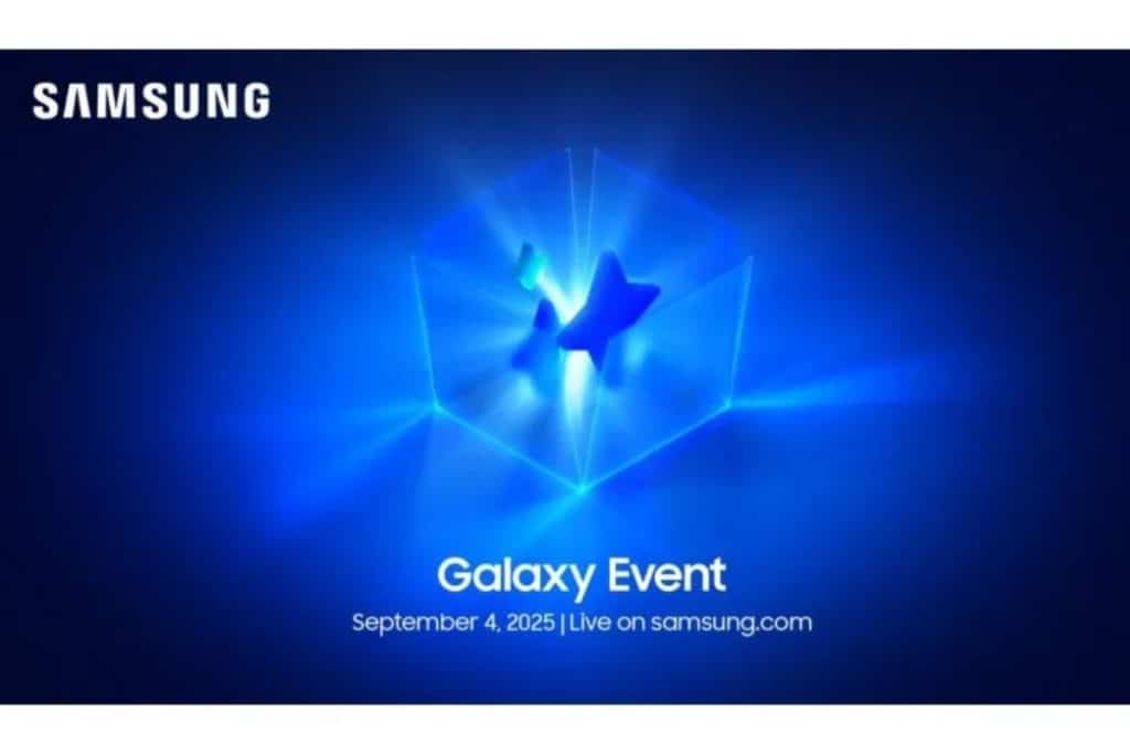 Affiche du Galaxy Unpacked de Septembre 2025